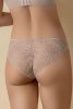 Selene MARA 3139 Majtki bikini z niskim stanem i przezroczystą koronką, tierra-beżowe